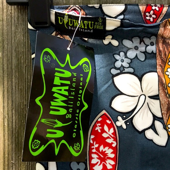 Vintage“ULUWATU Bali Island”long wrap aroundSarong - Picture 3 of 7